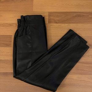 MADEWELL Faux Leather Trousers